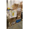 Image 6 : PALLET OF ASSORTED SHOW PROPS AND DECORATIONS - ARTIFICIAL FLOWERS, POTTERY, CERAMICS AND MORE