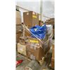 Image 7 : PALLET OF ASSORTED SHOW PROPS AND DECORATIONS - ARTIFICIAL FLOWERS, POTTERY, CERAMICS AND MORE