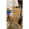 Image 9 : PALLET OF ASSORTED SHOW PROPS AND DECORATIONS - PLASTIC SHIELDS, ZEN BED, CERAMICS AND MORE