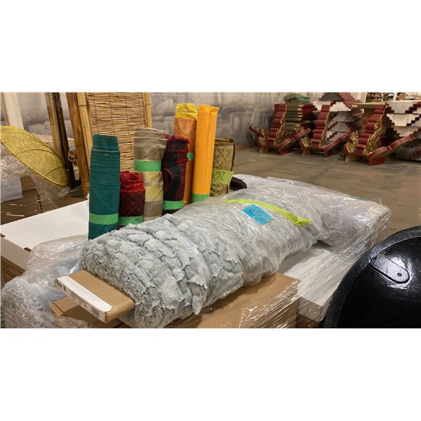 PALLET OF ASSORTED FABRIC