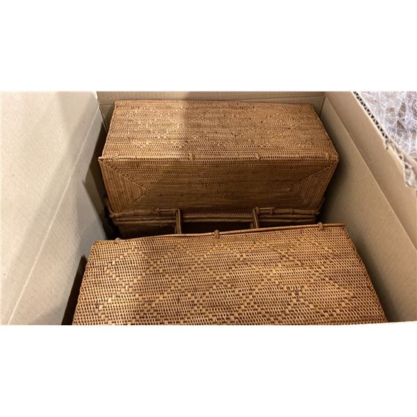 PALLET OF ASSORTED SHOW PROPS AND DECORATIONS - BASKETS, CERAMICS, HOUSEWARES AND MORE