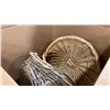 Image 4 : PALLET OF ASSORTED SHOW PROPS AND DECORATIONS - BASKETS, WOODEN BOXES AND MORE