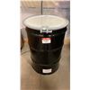 Image 1 : NEW ULINE 55 GAL OPEN TOP STEEL DRUM BARREL WITH LID - BLACK