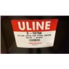 Image 2 : NEW ULINE 55 GAL OPEN TOP STEEL DRUM BARREL WITH LID - BLACK