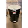 Image 1 : NEW ULINE 55 GAL OPEN TOP STEEL DRUM BARREL WITH LID - BLACK