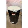 Image 1 : NEW ULINE 55 GAL OPEN TOP STEEL DRUM BARREL WITH LID - BLACK