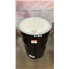 Image 1 : NEW ULINE 55 GAL OPEN TOP STEEL DRUM BARREL WITH LID - BLACK
