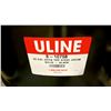 Image 2 : NEW ULINE 55 GAL OPEN TOP STEEL DRUM BARREL WITH LID - BLACK