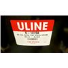 Image 2 : NEW ULINE 55 GAL OPEN TOP STEEL DRUM BARREL WITH LID - BLACK