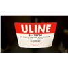Image 2 : NEW ULINE 55 GAL OPEN TOP STEEL DRUM BARREL WITH LID - BLACK