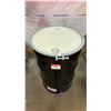 Image 1 : NEW ULINE 55 GAL OPEN TOP STEEL DRUM BARREL WITH LID - BLACK
