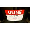 Image 2 : NEW ULINE 55 GAL OPEN TOP STEEL DRUM BARREL WITH LID - BLACK