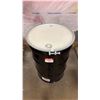 Image 1 : NEW ULINE 55 GAL OPEN TOP STEEL DRUM BARREL WITH LID - BLACK
