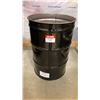 Image 1 : NEW ULINE 55 GAL OPEN TOP STEEL DRUM BARREL *NO LID* - BLACK
