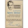 Image 2 : 1964 EATON'S SPORTS ADVISOR PROMO - GORDIE HOWE (HOF)