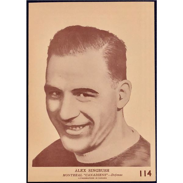 1940-41 O-PEE-CHEE V301-2 ALEX SINGBUSH