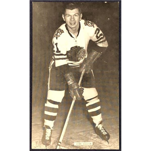 NHL CHICAGO BLACKHAWKS 3.5"x5.5" POSTCARD - STAN MIKITA (HOF)
