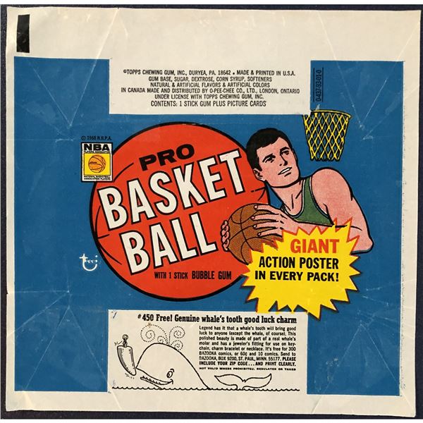 1970-71 TOPPS NBA WRAPPER