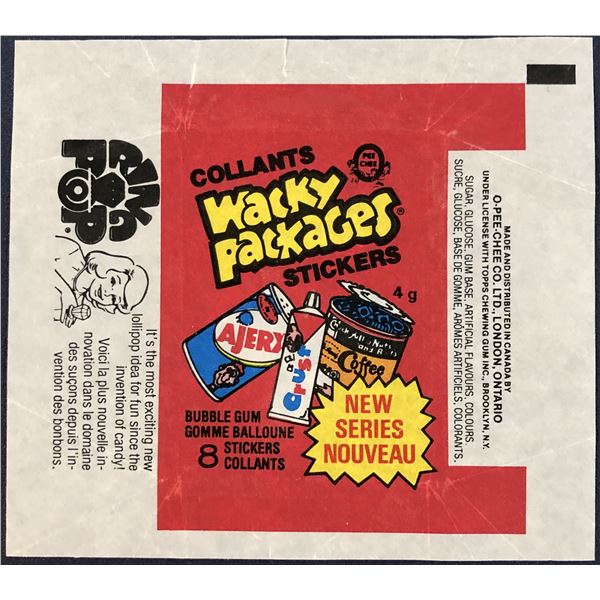 1979 O-PEE-CHEE WACKY PACKAGES WRAPPER