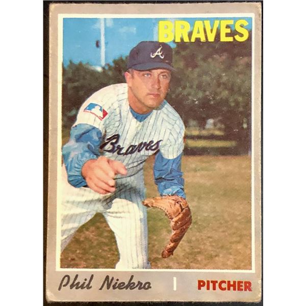 1970 O-PEE-CHEE  PHIL NIEKRO (HOF)