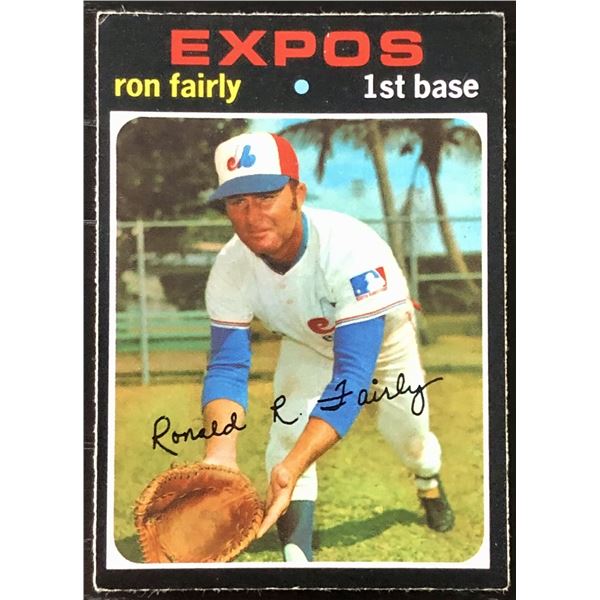1971 O-PEE-CHEE RON FAIRLY