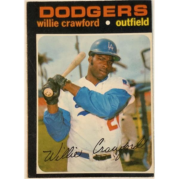 1971 O-PEE-CHEE WILLIE CRAWFORD