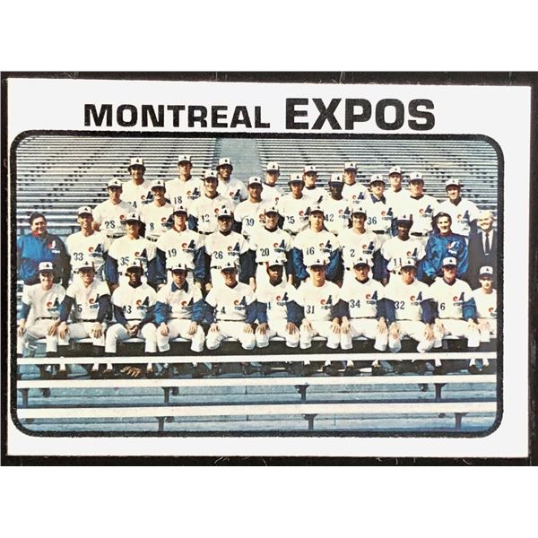 1973 TOPPS MONTREAL EXPOS