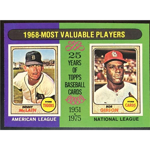 1975 TOPPS MINI BOB GIBSON (HOF)
