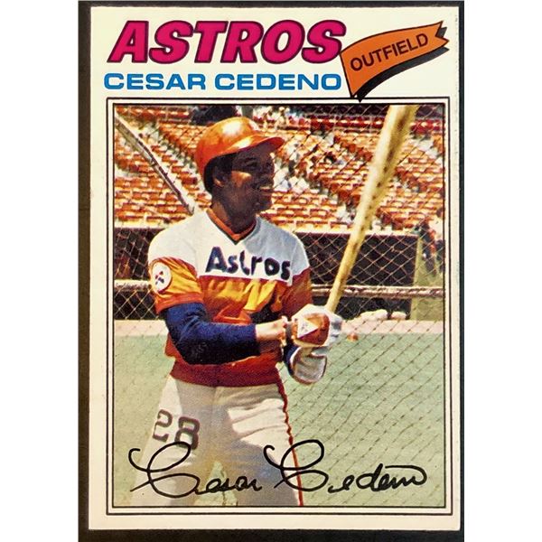 1977 O-PEE-CHEE  CESAR CEDENO (HOF)