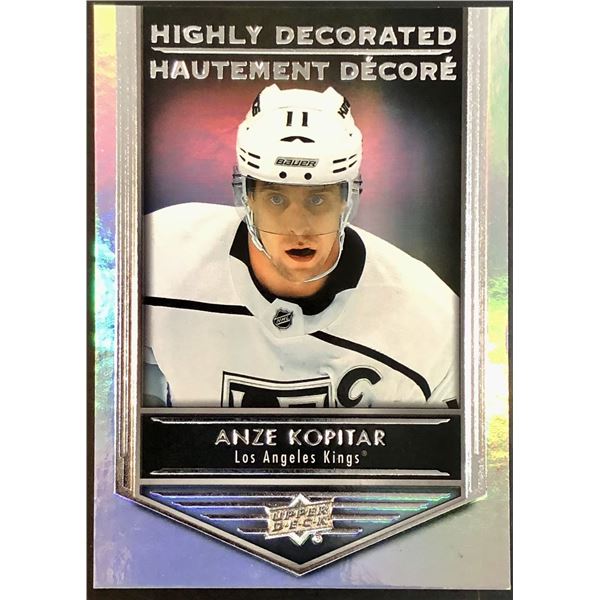 2019-20 UPPER DECK ANZE KOPITAR