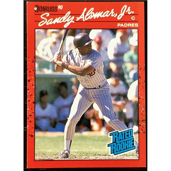 1990 DONRUSS SANDY ALOMAR JR. ROOKIE CARD