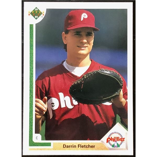 1991 UPPER DECK DARRIN FLETCHER ROOKIE CARD