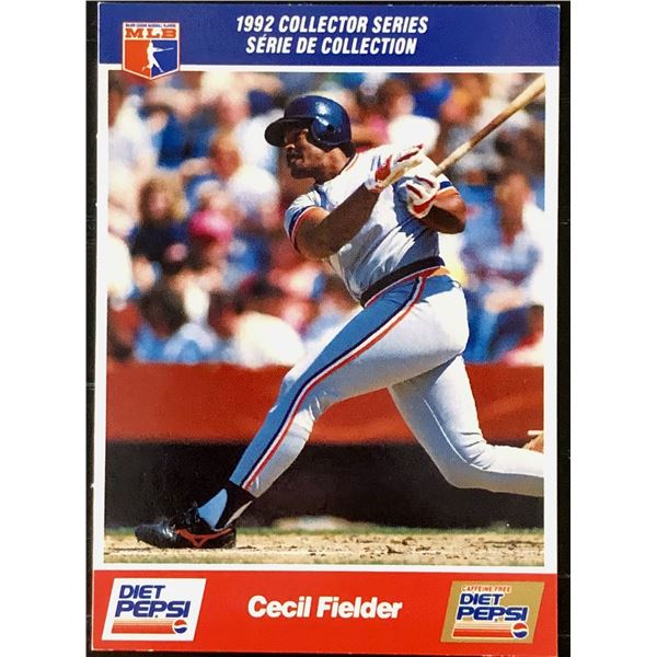 1992 DIET PEPSI CECIL FIELDER