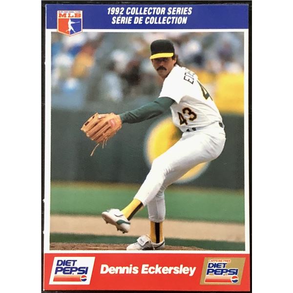 1992 DIET PEPSI DENNIS ECKERSLEY (HOF)