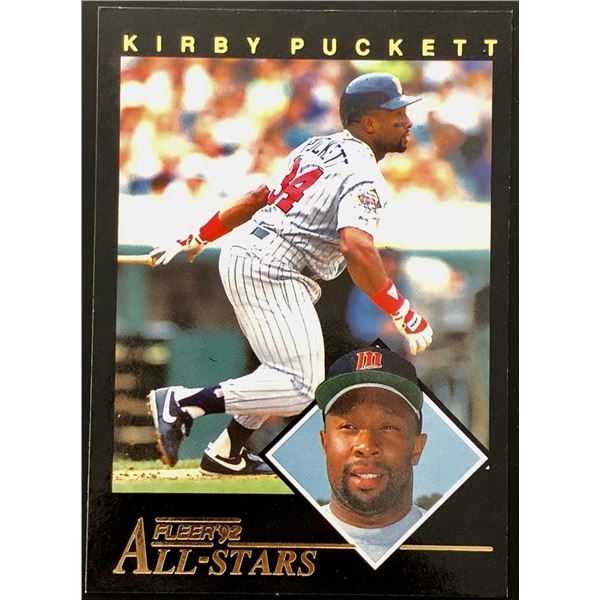 1992 FLEER KIRBY PUCKETT
