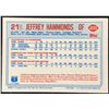 Image 2 : 1992 TOPPS TEAM USA JEFFREY HAMMONDS ROOKIE CARD