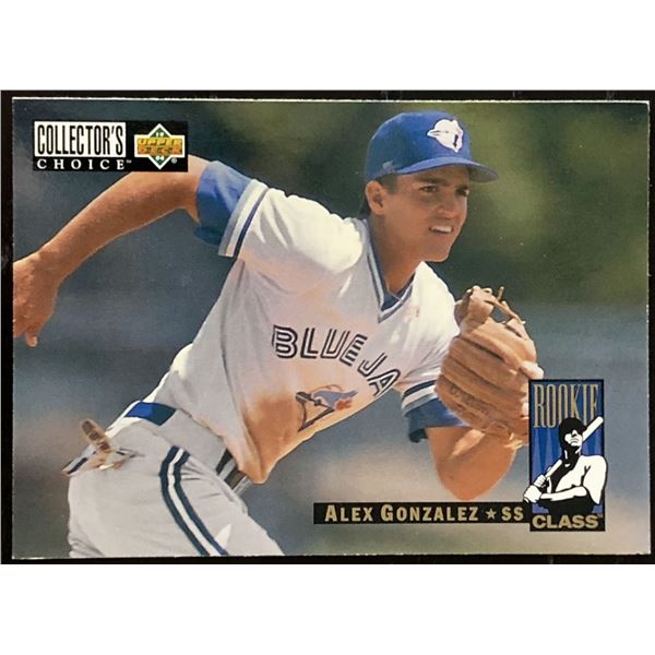 1994 UPPER DECK ALEX GONZALEZ ROOKIE CARD
