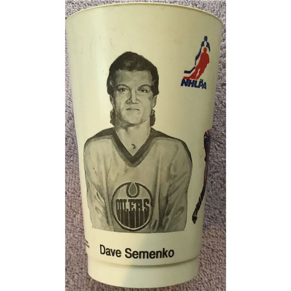 1980-81 7-ELEVEN NHL SLURPEE CUPS - DAVE SEMENKO