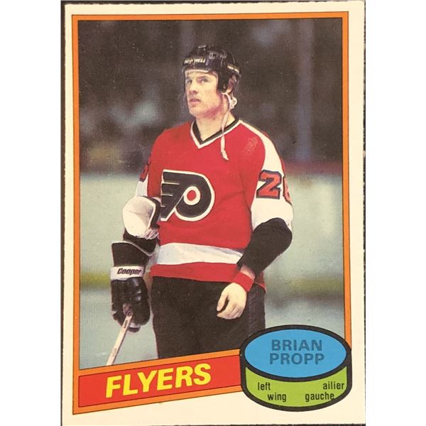 1980-81 O-PEE-CHEE BRIAN PROPP (HOF) ROOKIE CARD