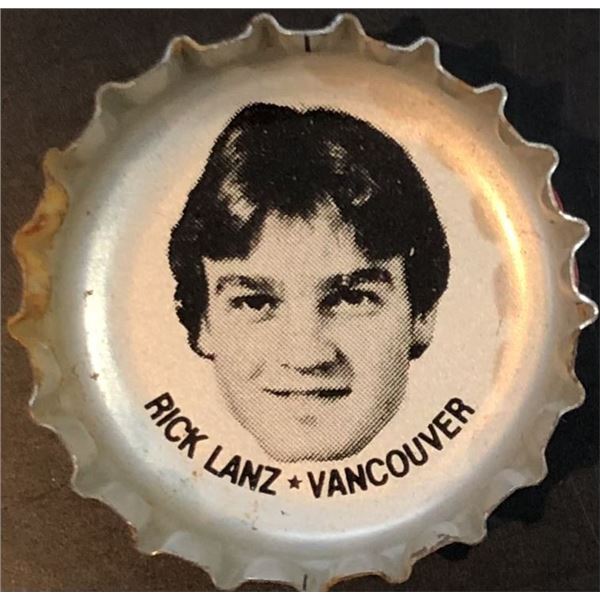 1980-81 PEPSI NHL BOTTLECAPS - RICK LANZ