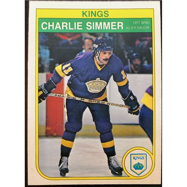 1982-83 O-PEE-CHEE CHARLIE SIMMER