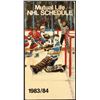 Image 1 : 1983-84 MUTUAL LIFE NHL SCHEDULE