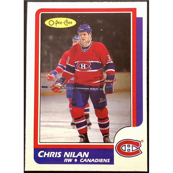 1986-87 O-PEE-CHEE CHRIS NILAN