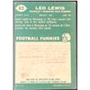 Image 2 : 1960 TOPPS CFL LEO LEWIS (HOF)