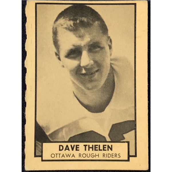 1962 O-PEE-CHEE CFL DAVE THELEN (HOF)