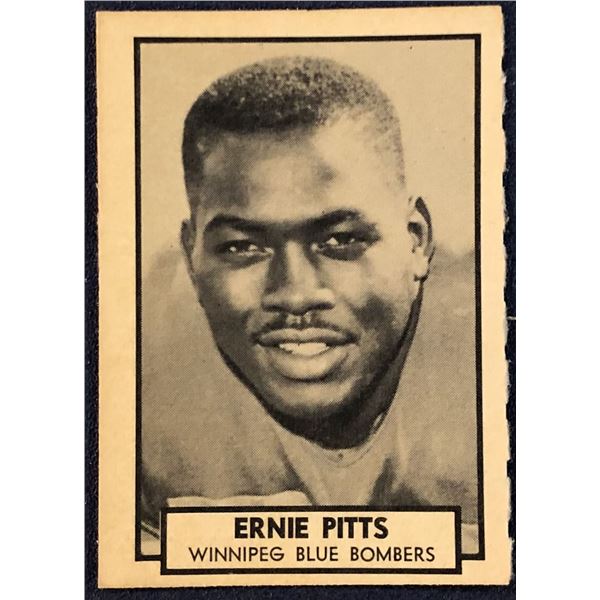 1962 O-PEE-CHEE CFL ERNIE PITTS (HOF)