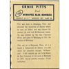 Image 2 : 1962 O-PEE-CHEE CFL ERNIE PITTS (HOF)