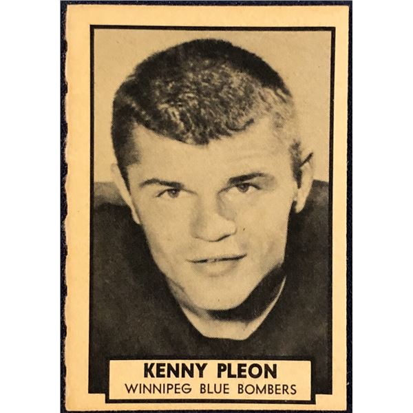 1962 O-PEE-CHEE CFL KENNY PLEON (HOF)