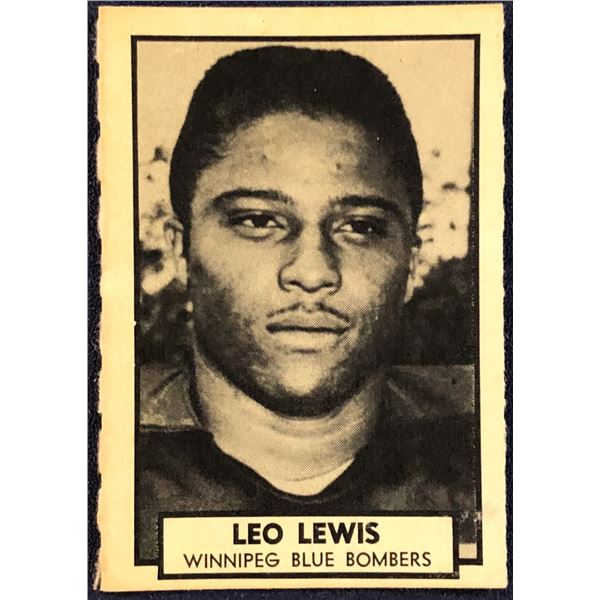 1962 O-PEE-CHEE CFL LEO LEWIS (HOF)