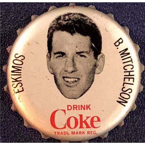 1965 COCA COLA CFL BOTTLE CAPS - BARRY MITCHELSON